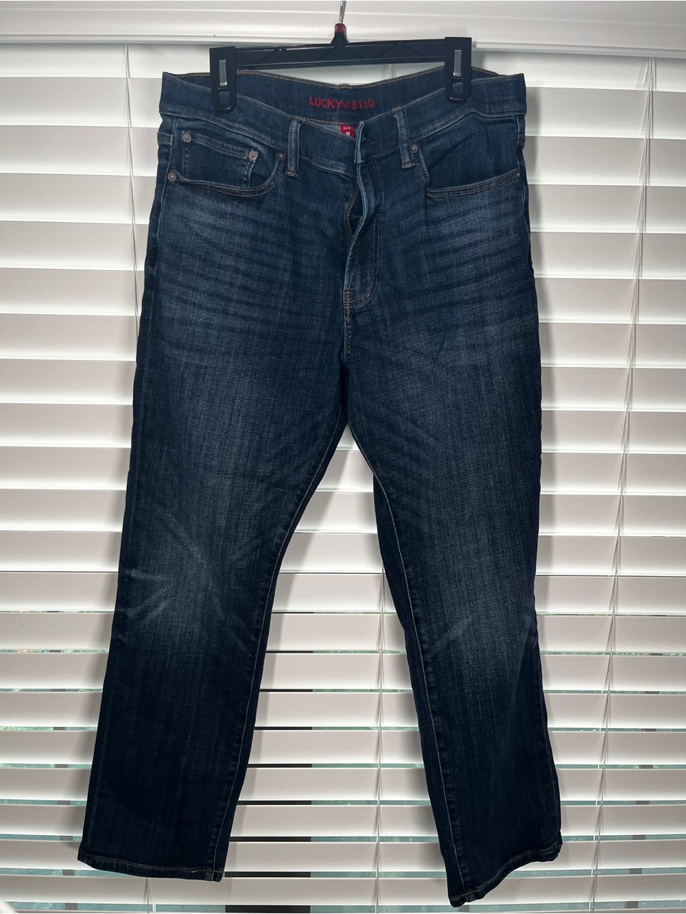 Lucky Brand Men's Dark Wash Straight Jeans